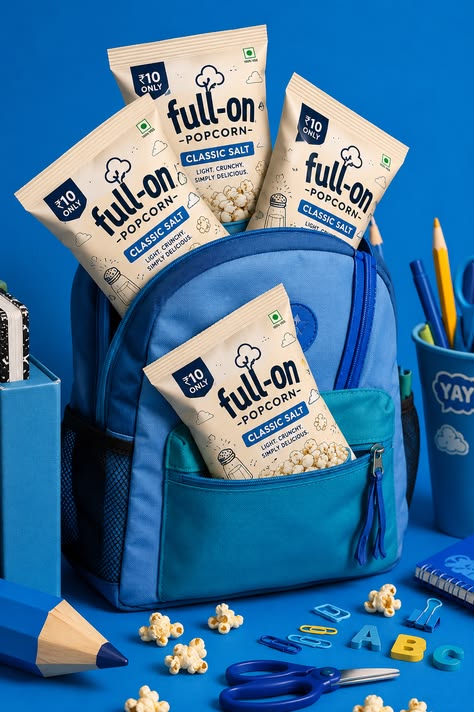 Full-On Popcorn — Back-to-School Snack