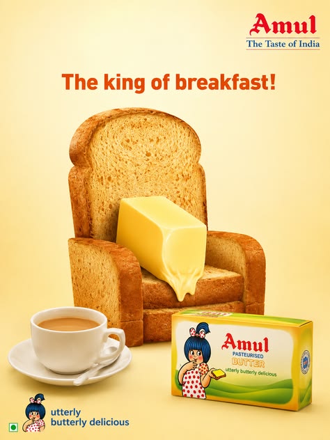 Amul — The King Of Breakfast