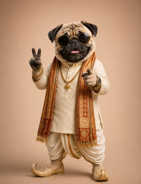 The Royal Pug — Festive Study