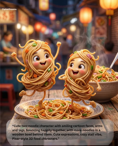 Noodle Buddies — 3D Character World