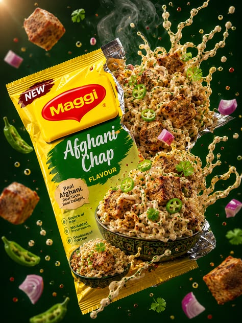 Maggi Afghani Chaap Flavour