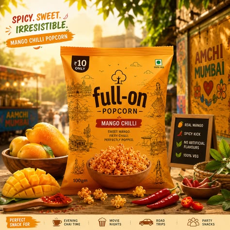 Full-On Popcorn — Mango Chilli