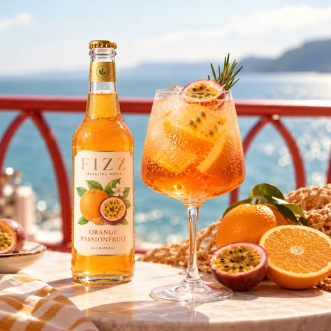 FIZZ Orange Passionfruit Sparkling Water