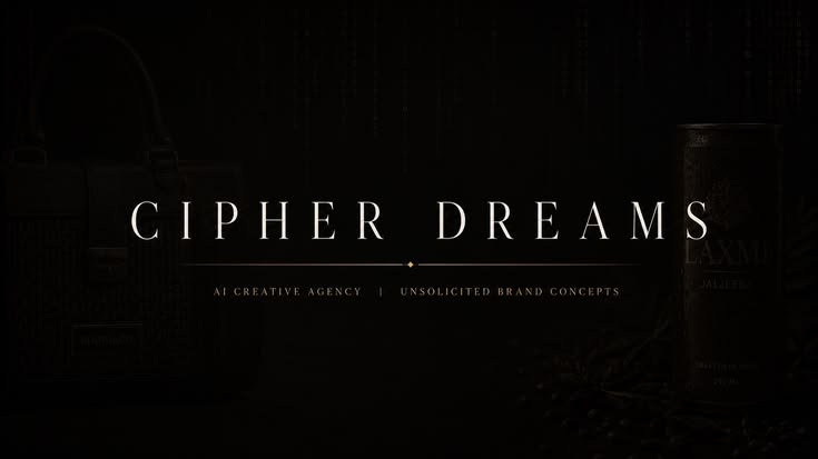 CipherDreams studio cover — AI-generated brand concepts